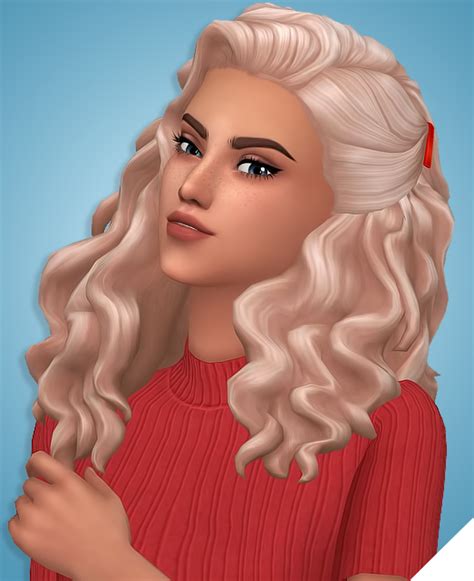 Sims 4 curly hair maxis match - housezoom