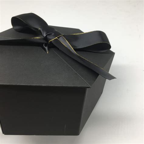 Custom Luxury Gift Boxes Black Ribbon Gift Boxes For Perfume - Weihua ...