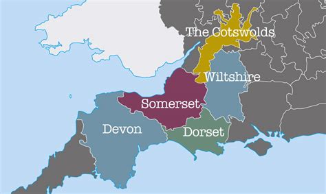 Foot Trails’ map of South West England | Foot Trails