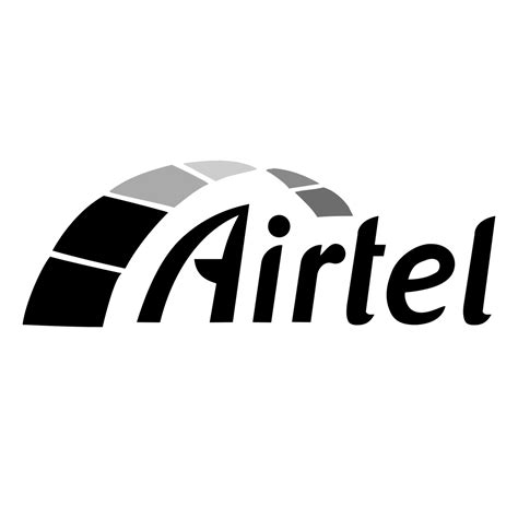 Airtel Logo Black and White – Brands Logos