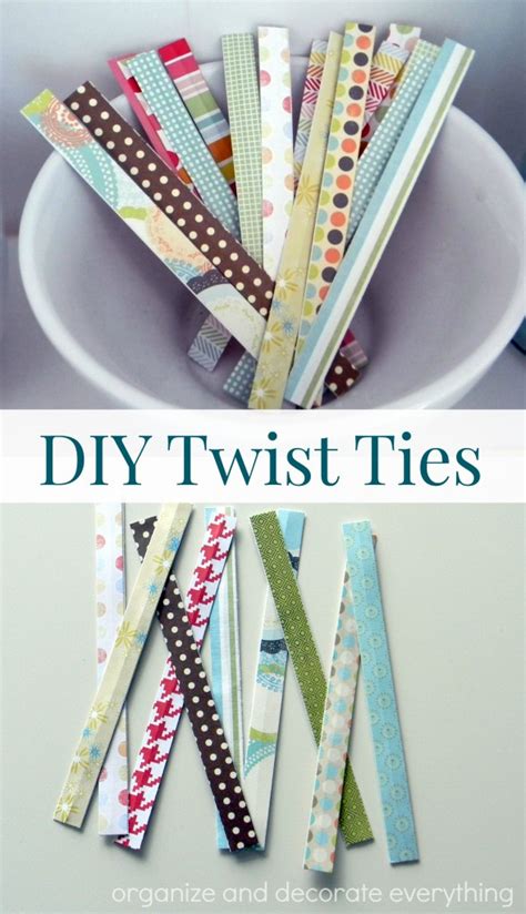 DIY Twist Ties - Organize and Decorate Everything