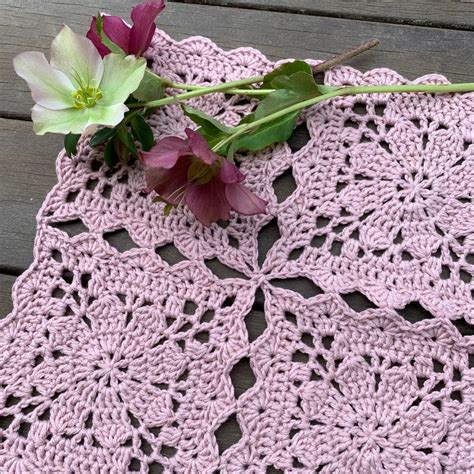 CROCHET PATTERN Flower Square Blanket - Etsy