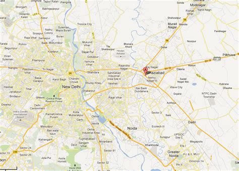 Ghaziabad Map - India