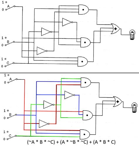 Logic Gate Circuit Diagram