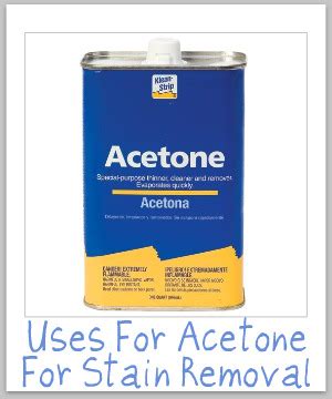 Acetone Uses For Stain Removal & Cleaning