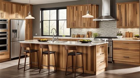 Modern Hickory Kitchen Cabinets: Warmth Meets Modernity