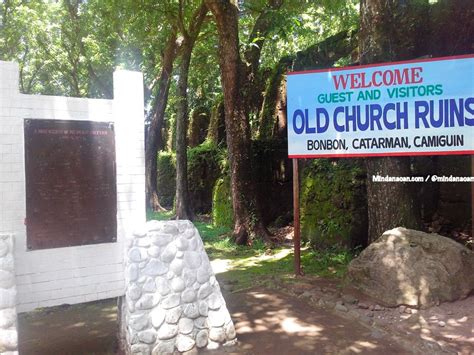 Old Church Ruins in Camiguin Island Mindanao