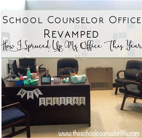 School Counselor Office Revamped | School counselor office, School ...