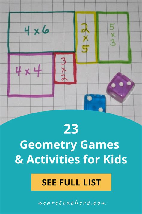 23 Geometry Games & Activities Your Students Will Love