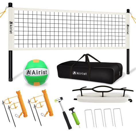 Airist Portable Volleyball Net Set,Professional Volleyball Nets Set for ...