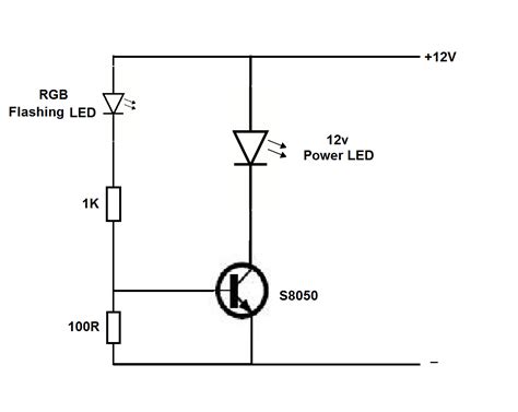 Simple Led Flasher Circuit