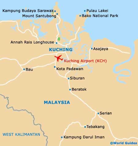 Kuching Maps and Orientation: Kuching, Sarawak, Malaysia