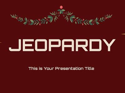 Christmas Jeopardy Template designs, themes, templates and downloadable ...