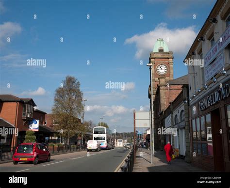 Royton Town Centre, Royton, Oldham, Lancashire, England, UK Stock Photo ...