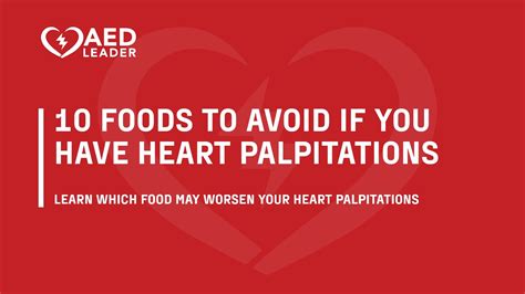 10 Foods to Avoid If You Have Heart Palpitations