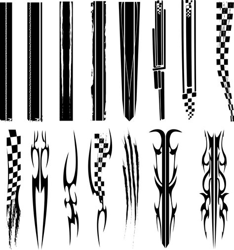 Racing Stripes Vector at Vectorified.com | Collection of Racing Stripes ...