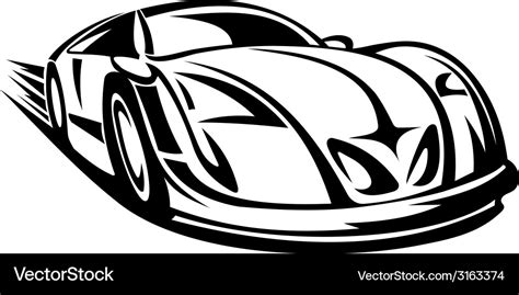 Racing car Royalty Free Vector Image - VectorStock