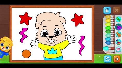 Lucas friends COLORING Game Page|| Lucas Coloring Part-26|| a for apple ...