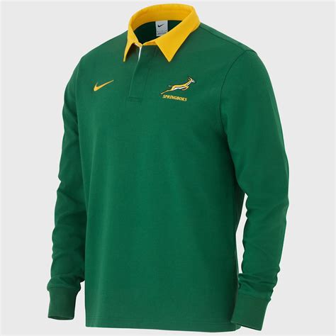 Nike Springboks Men's Long Sleeve Rugby Jersey 2023/24 – Rugbystuff.com ...