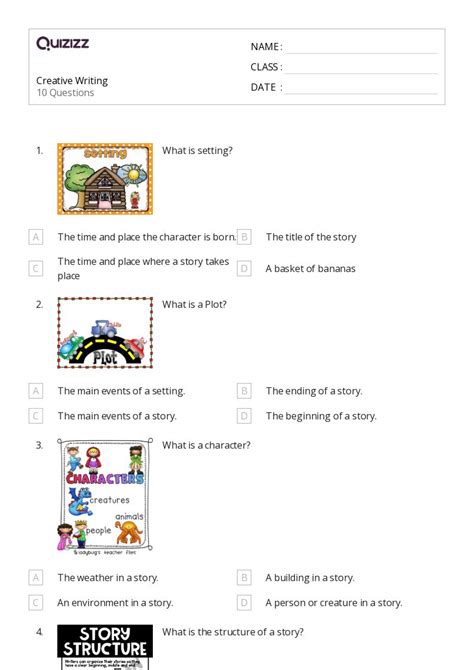 50+ Creative Writing worksheets on Quizizz | Free & Printable