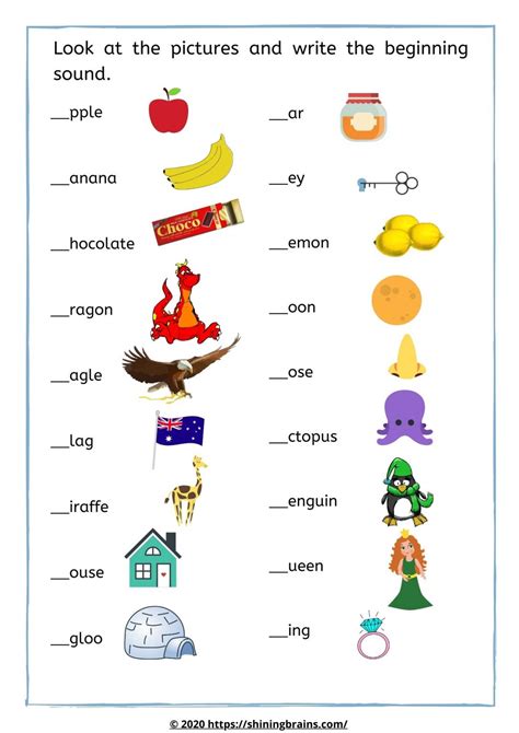 3 Letter Words In English Worksheets