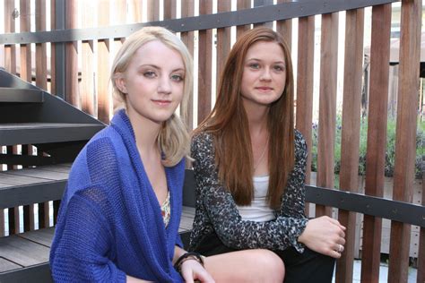 Evanna Lynch and Bonnie Wright - Harry Potter Actresses Photo (27575068 ...