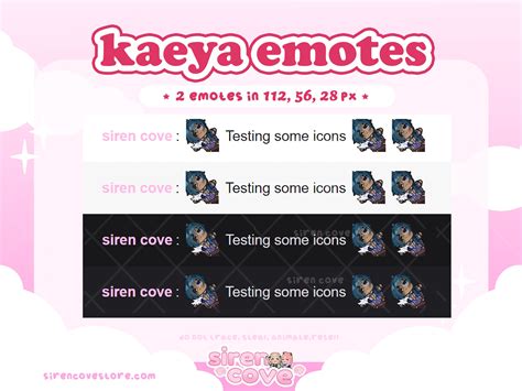 Genshin Impact Kaeya Emotes for Twitch Discord and Youtube / - Etsy ...