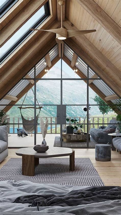 Modern Cabin Interior Design and Visualization