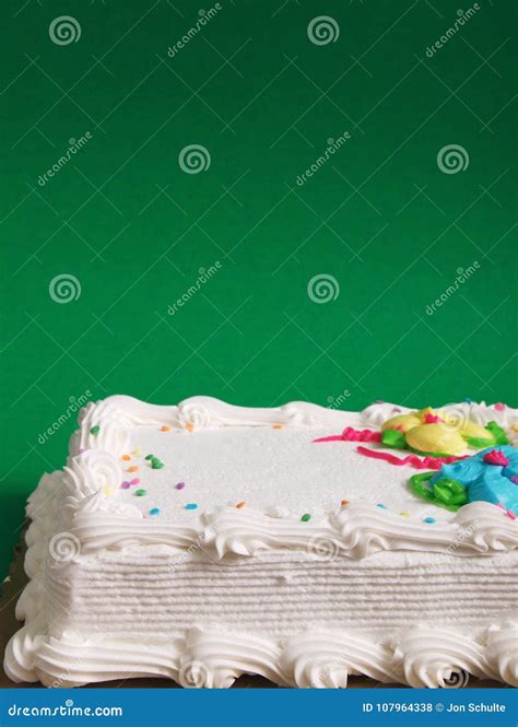 A Plain Birthday Cake stock photo. Image of celebration - 107964338