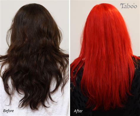 Neon red hair colour - Karori Hairdresser