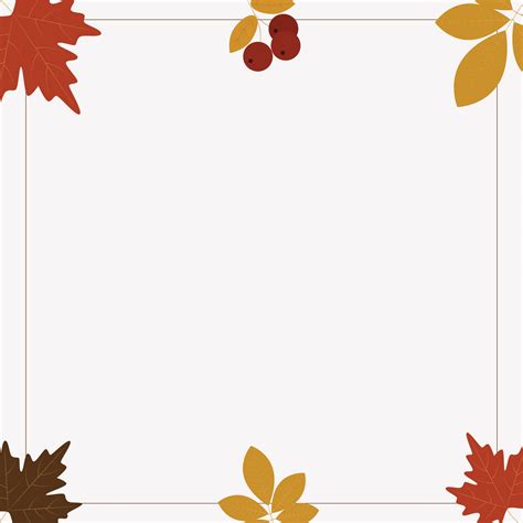 Thanksgiving Borders Free Printable