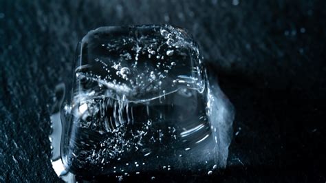 Water splash isolated ice cubes Stock Video Footage - 4K and HD Video ...