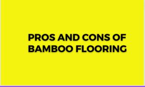 Pros and Cons of Bamboo Flooring - Pros an Cons