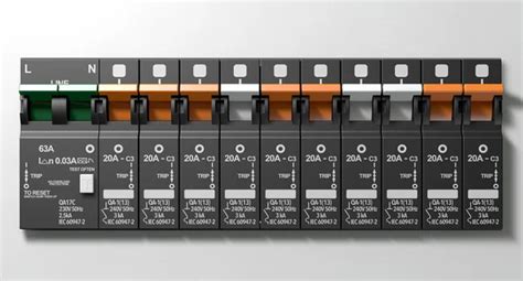 Electrical Circuit Breaker Panel — Stock Photo © albund #65820289