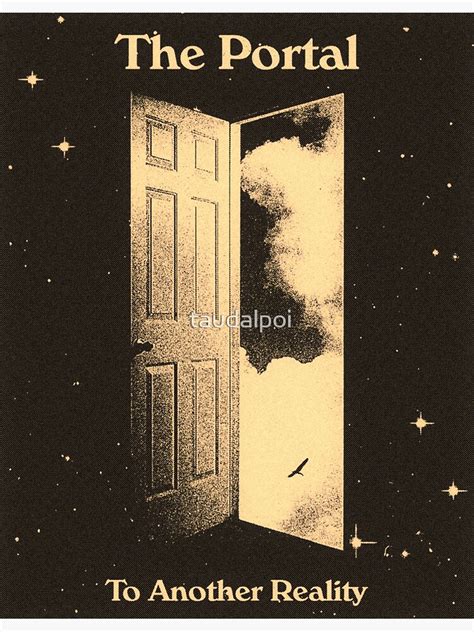 "The Portal - Vintage Sci-Fi Poster Design" Poster for Sale by ...