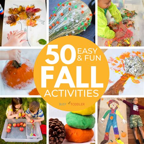 50+ Awesome Fall Activities for Toddlers - Busy Toddler