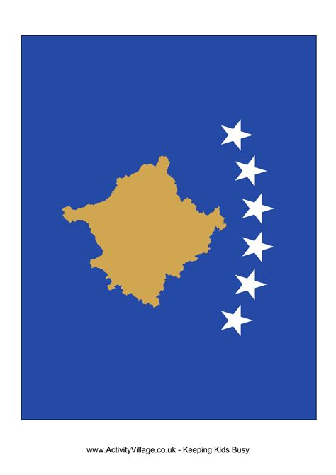 Kosovo Flag | Templates at allbusinesstemplates.com