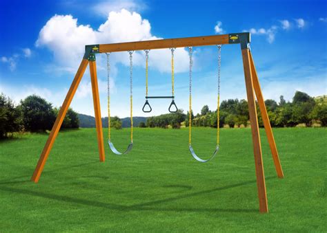 Small A-Frame Classic Cedar Swing Set | Affordable & Backyard Models