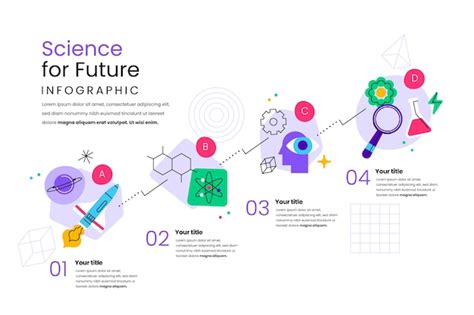 Free Vector | Flat design science research infographic