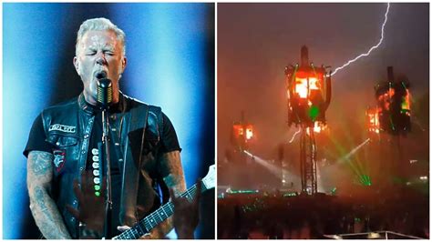 Ride the lightning! Watch Metallica get upstaged by a…