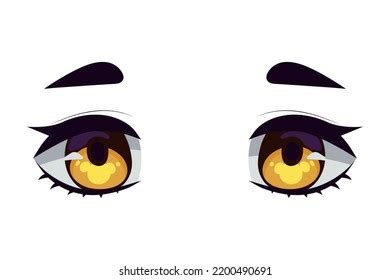 Anime Female Eyes Isolated Icon Stock Vector (Royalty Free) 2200490691 ...