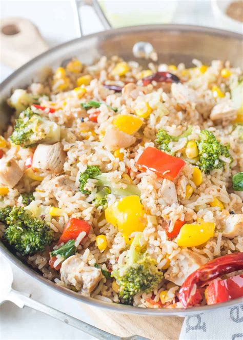 chicken vegetable rice recipe - setkab.com