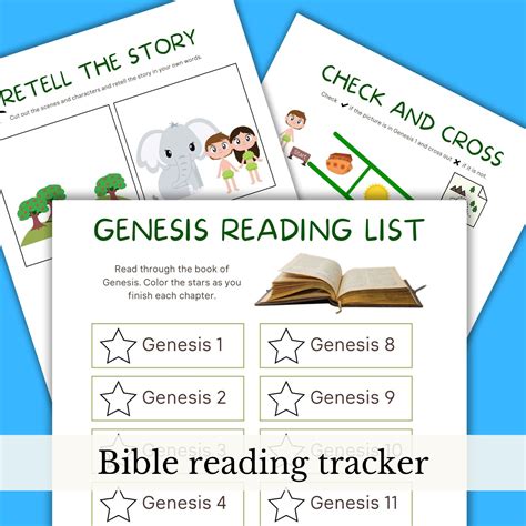 Printable Bible Study & Activity Book Bundle Story of - Etsy