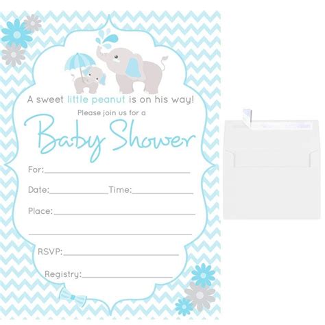 50 Count Baby Shower Invitations - Baby Shower Invitations