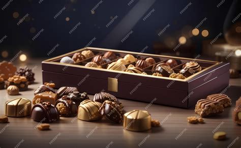 Premium AI Image | A luxury chocolate gift set for celebration