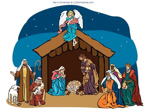 Download High Quality merry christmas clipart nativity Transparent PNG ...