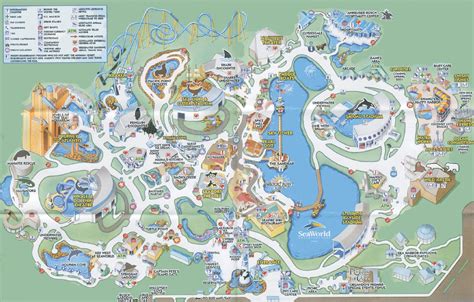 Orlando Seaworld map