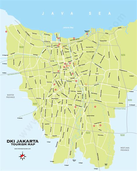 North Jakarta Map