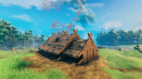 Just built our first Viking Longhouse! :) : r/valheim