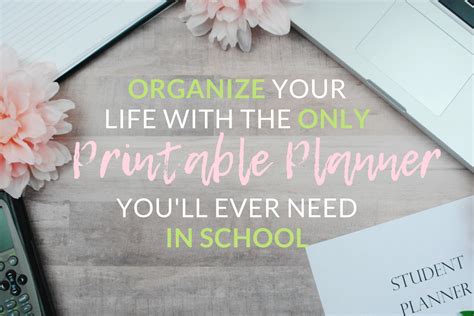 The Ultimate Printable Planner for Student Success - The Olden Chapters